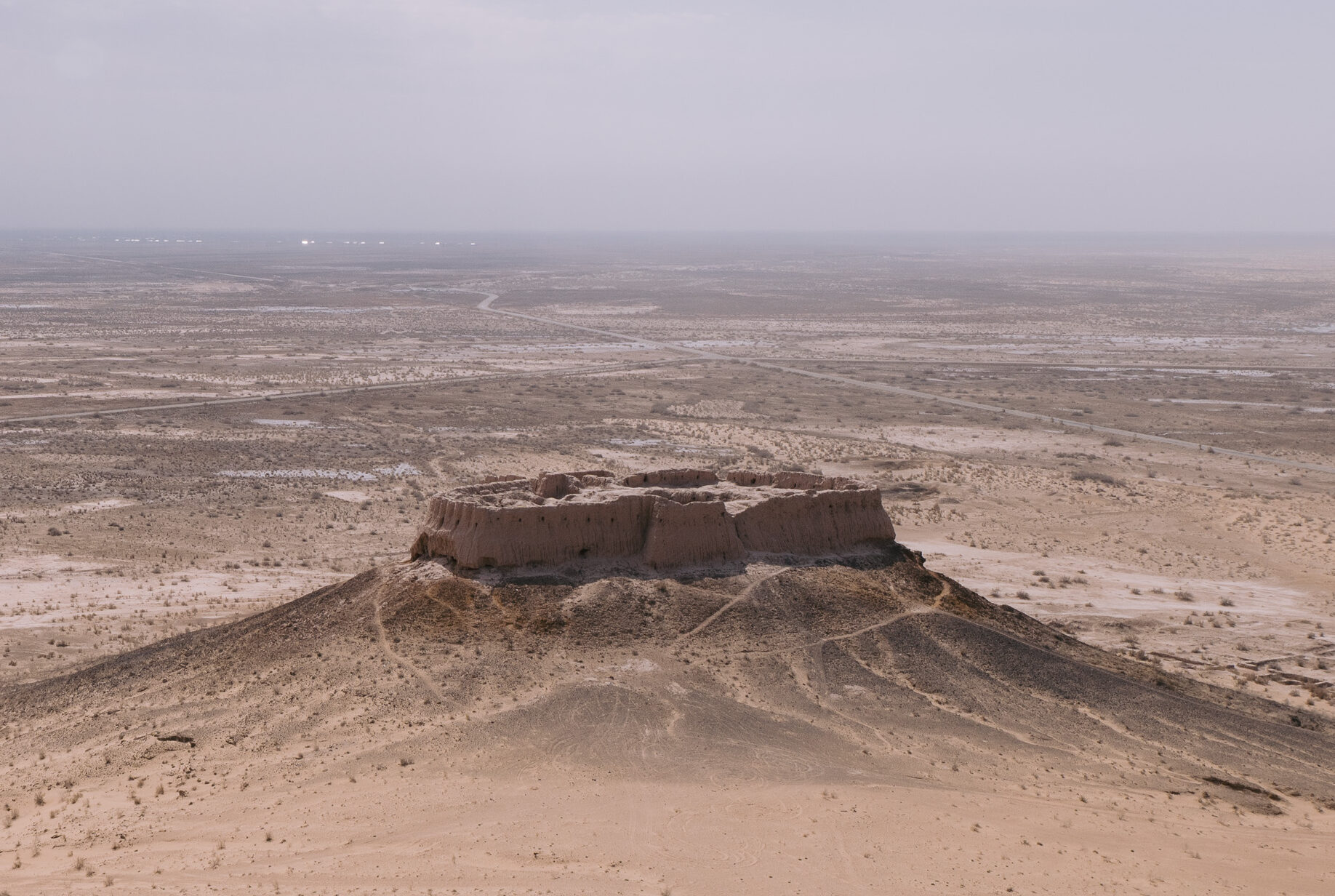 Ayaz Qala ancient desert fortress in Karakalpakstan’s Kyzylkum Desert — historic Silk Road ruins in Uzbekistan